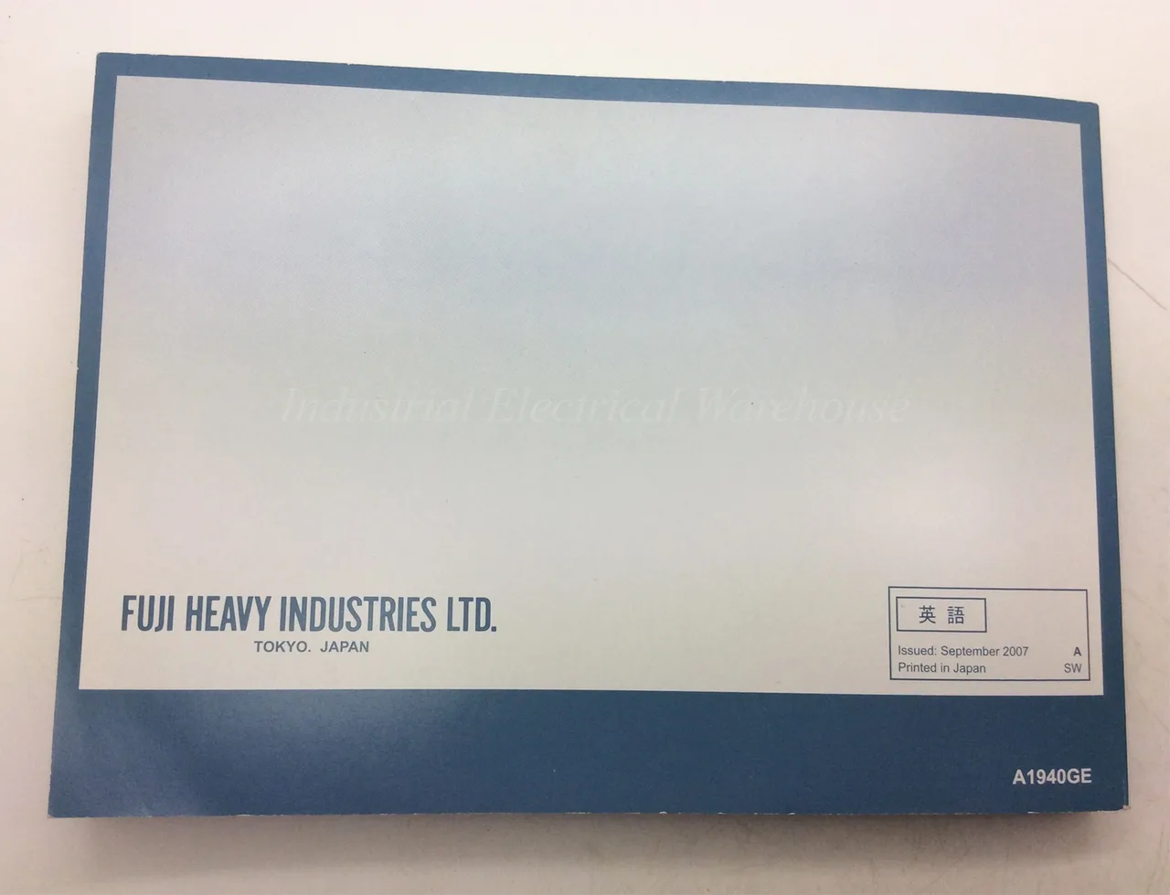 Subaru Impreza 2008 Car Manual and Storage Case – photo 3