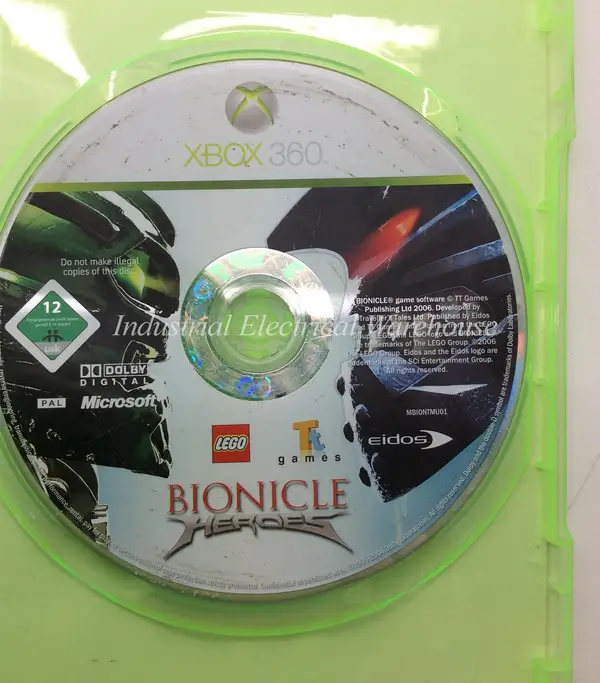 Xbox 360 Lego Bionicle Heroes Eidos Game CD