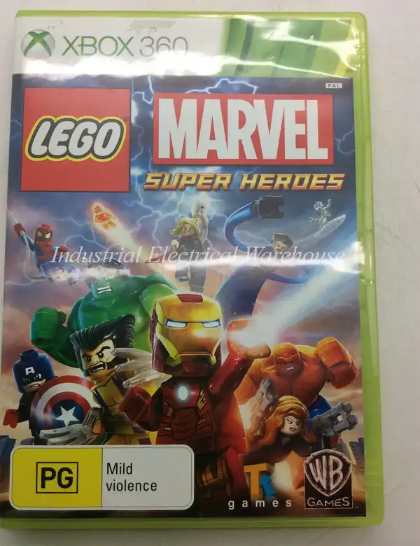 Xbox 360 Lego: Marvel Super Heroes WB Games Game Disc and Manual