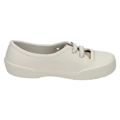 CROCS SIZE W5 or J 3/5 NAHANI GIRLS PEARL WHITE / KHAKI – photo 2