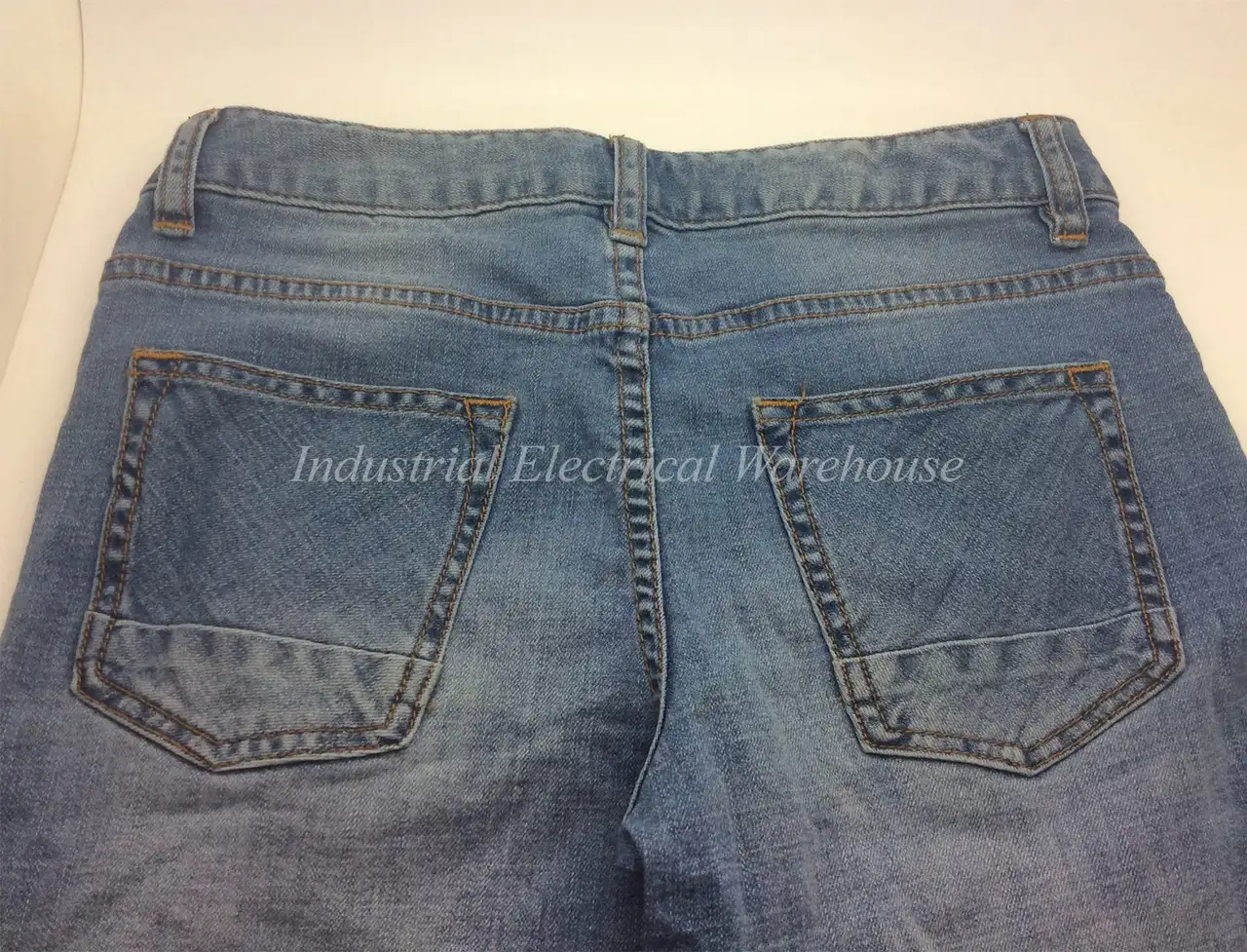 Witchery Kids Boys Denim Shorts Adjustable Waist 5 Pocket Faded Blue Size 10 – photo 2