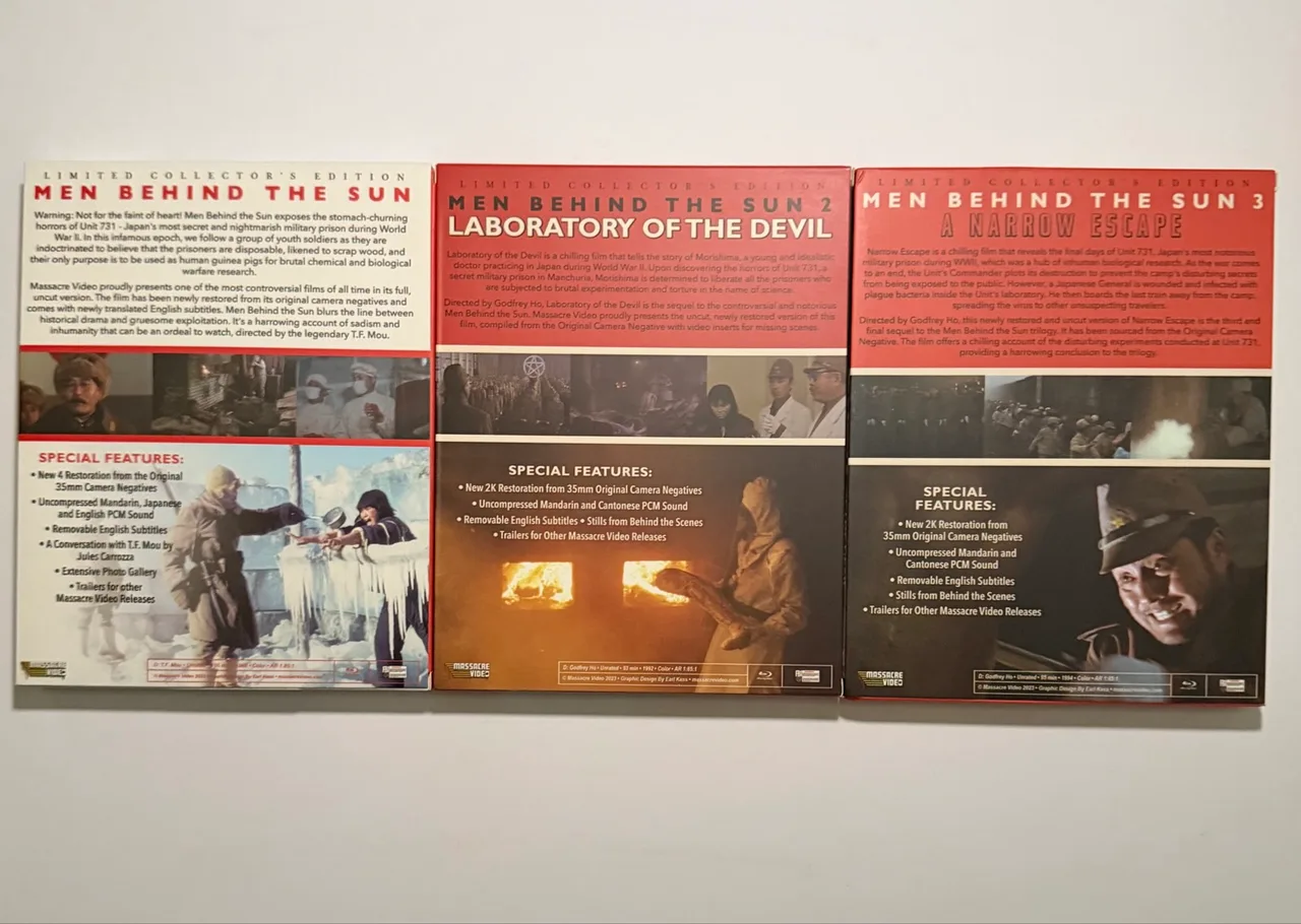 Men Behind the Sun Trilogy | Massacre Video Blu-ray – photo 2