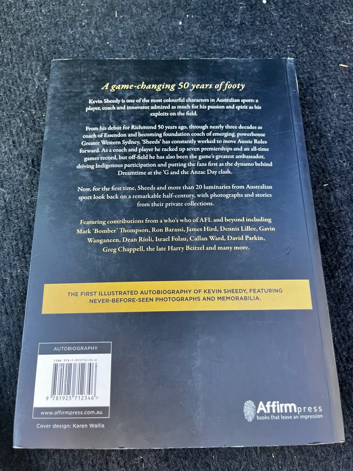 Kevin Sheedy Autobiography – photo 2