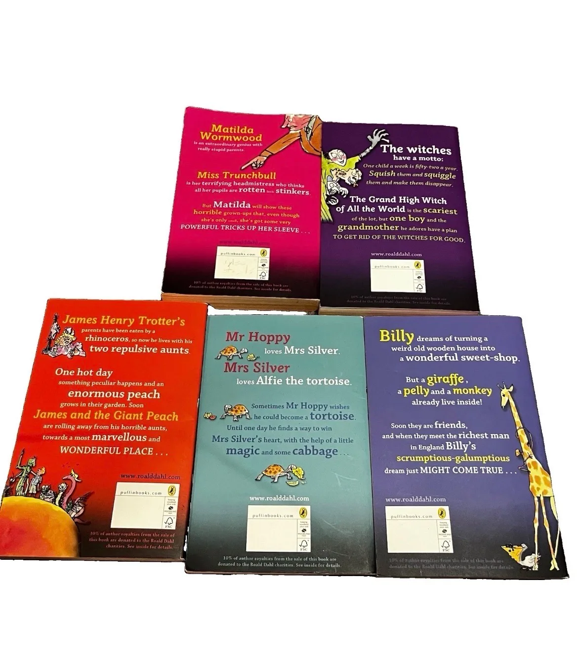 Roald Dahl books x5 – photo 2