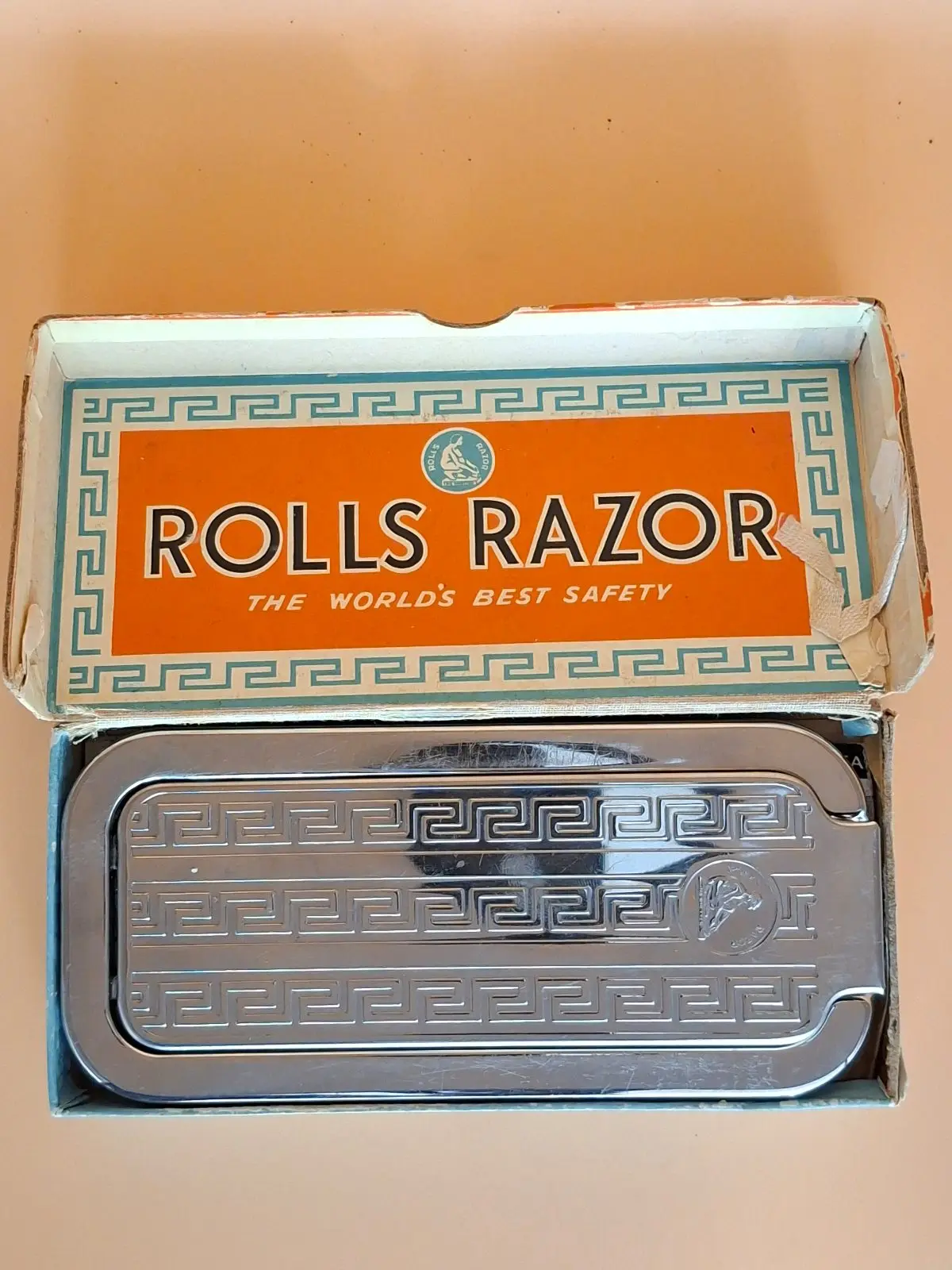 Vintage British Rolls Razor Imperial No 2 Self Honing Safety Razor W/ Box Insert – photo 3