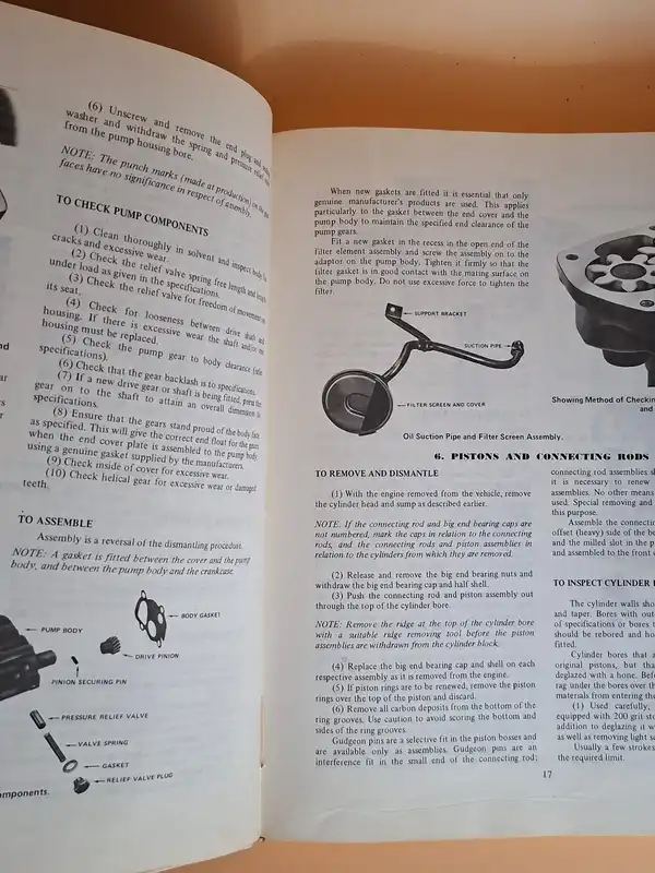 Holden HK HT HG 6 Cylinder Workshop Manual SP Manual Series No 86