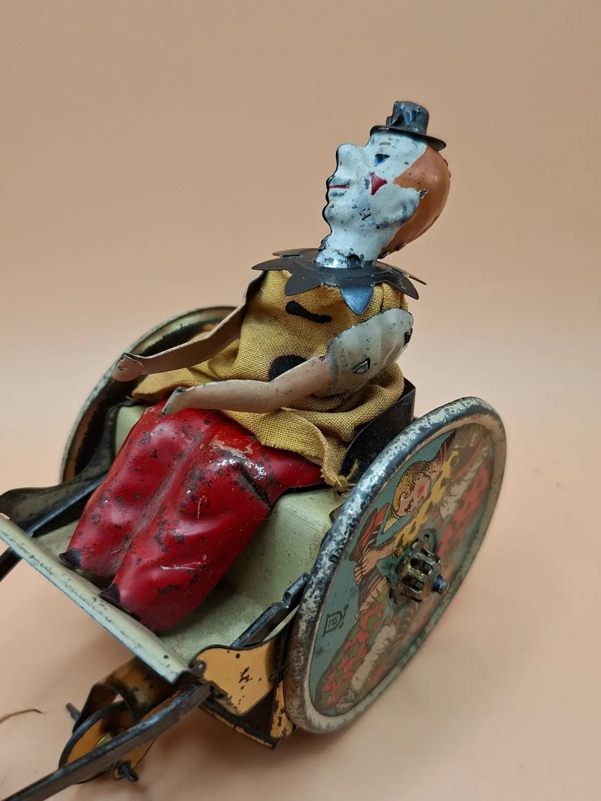 Rare Antique Lehmann "Balky Mule" Wind-Up Tinplate Toy – Made in Germany (c1910) – photo 3