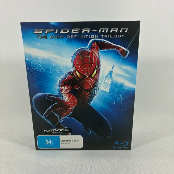 Spider-Man High Definition Trilogy 1 2 3  Blu-ray Box Set Region Free
