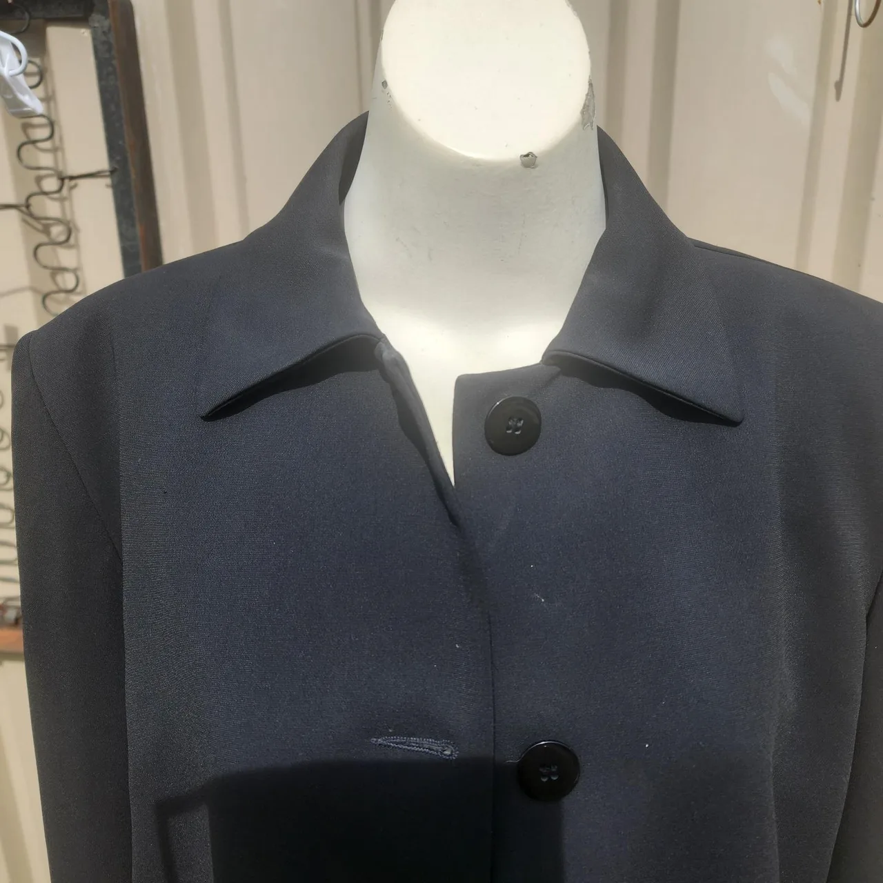 Charlie brown black long coat size 14 – photo 2