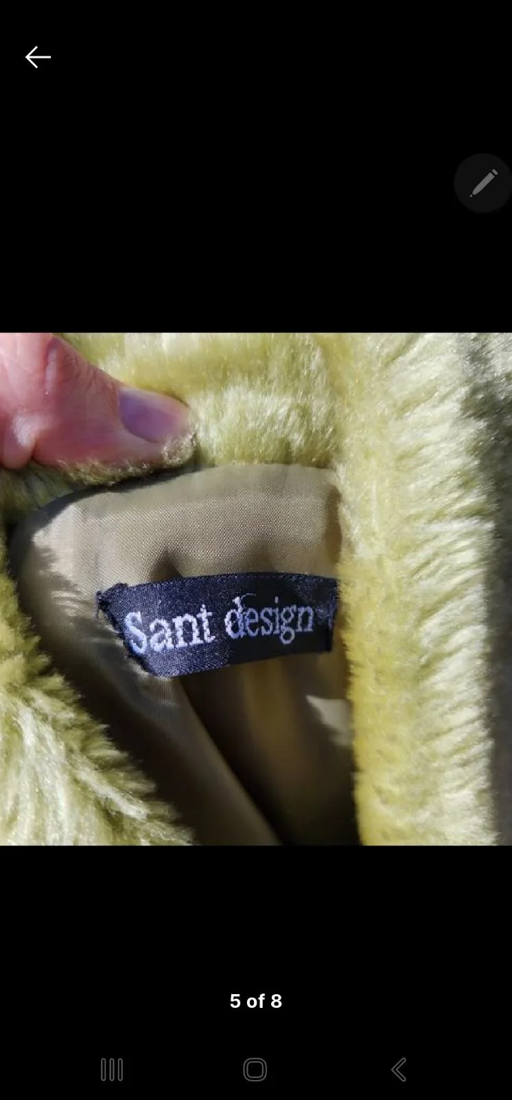 Sant design y2k faux fur vest — photo 3