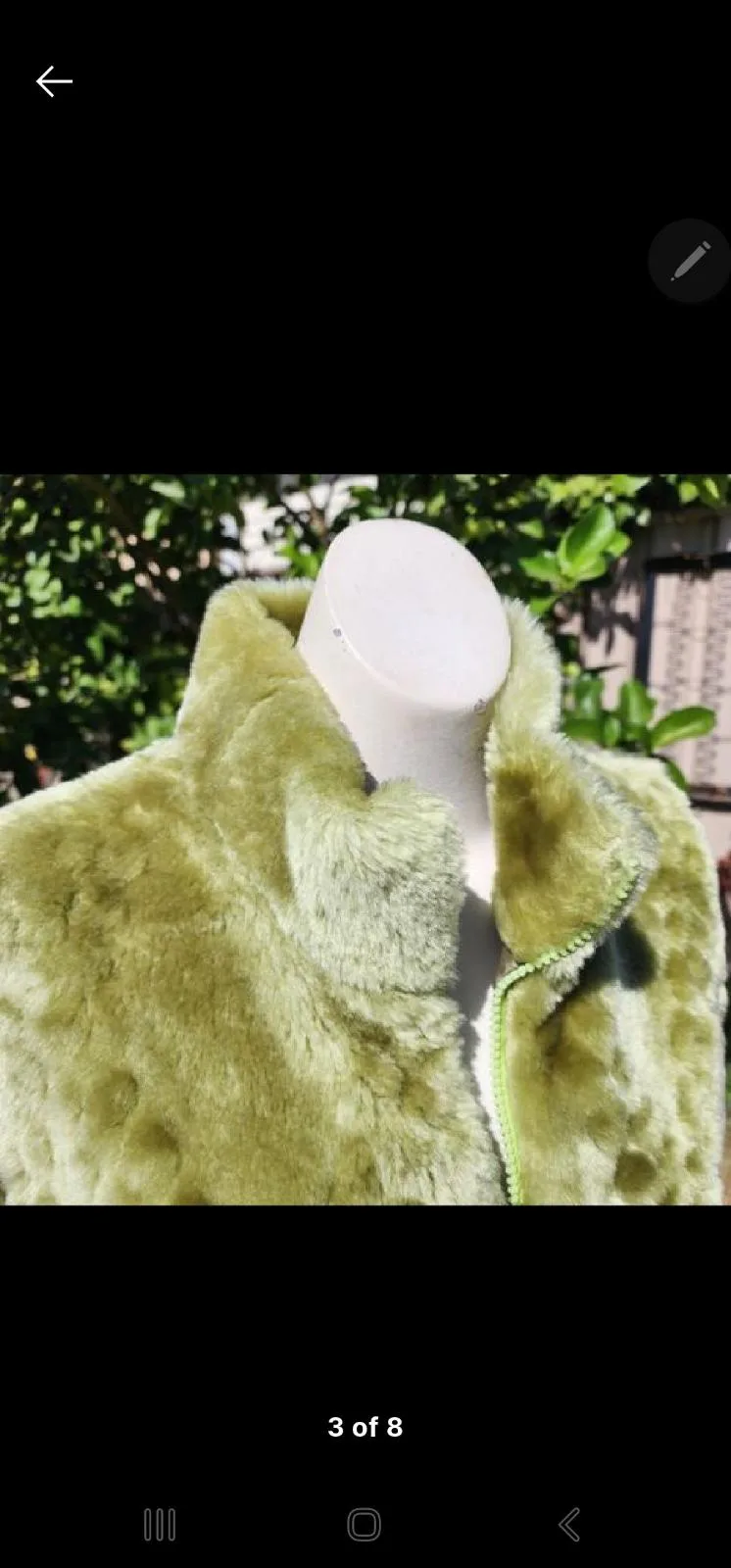 Sant design y2k faux fur vest — photo 5