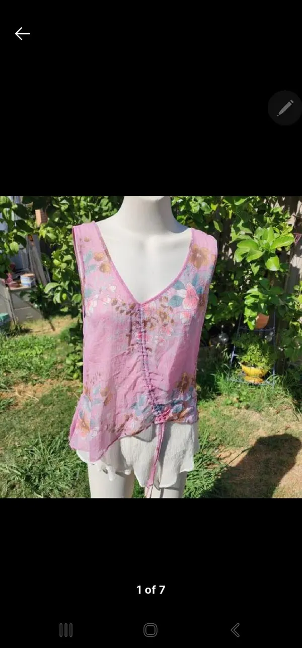 Sportsgirl y2k silk top