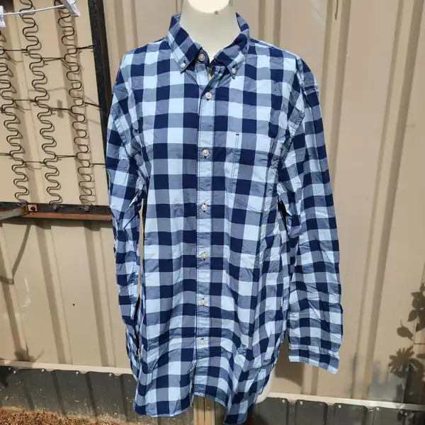Country Road long sleeve check shirt size large