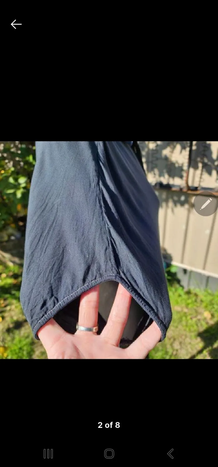 Sportsgirl charcoal shirt — photo 2
