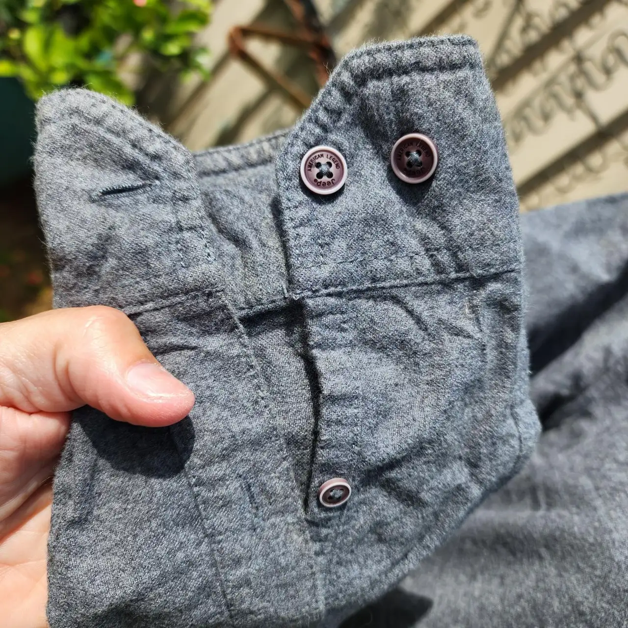 Jeep long sleeve grey shirt size small – photo 2