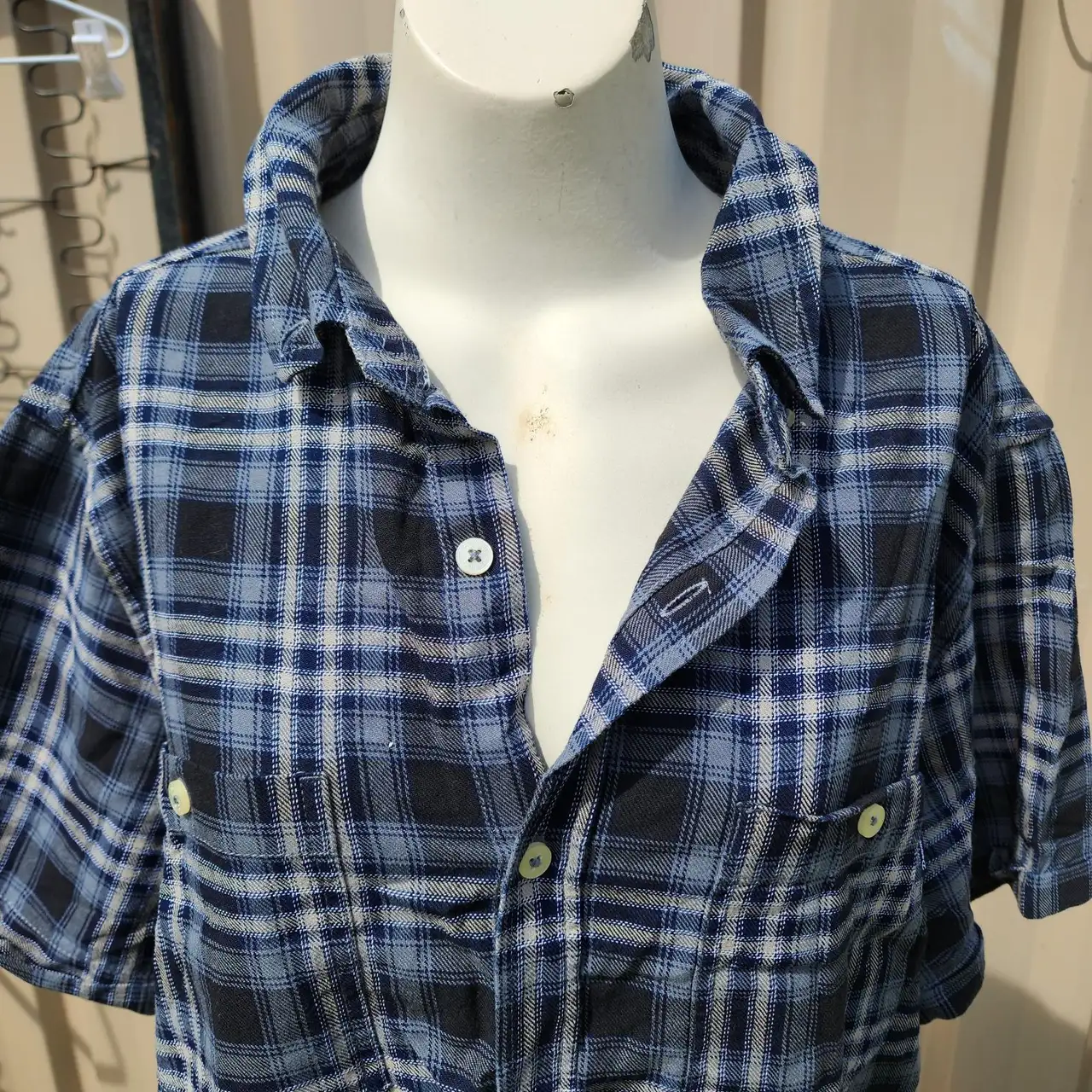 Denim co short sleeve shirt size xl – photo 2