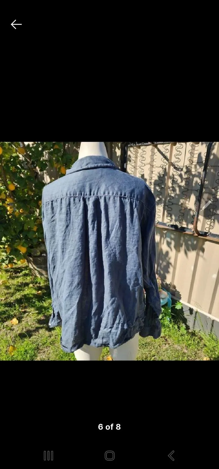 Uniqlo linen shirt — photo 6