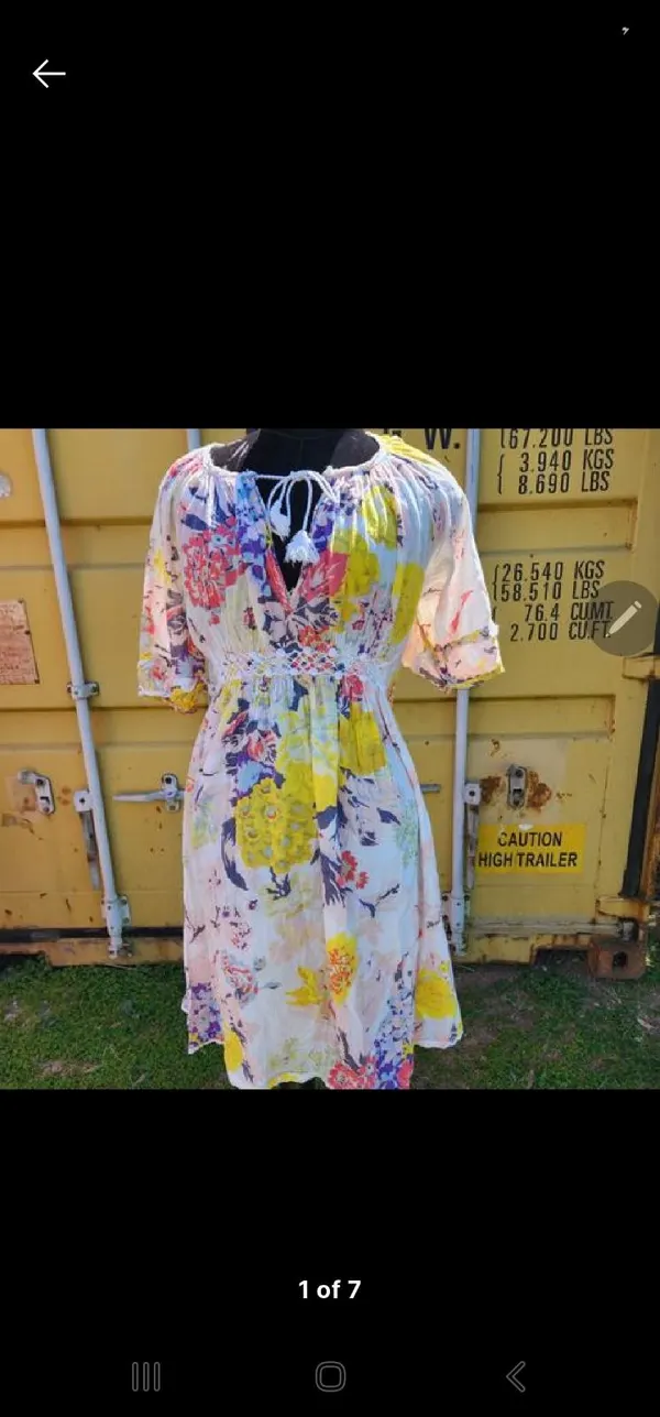 One season floral dress