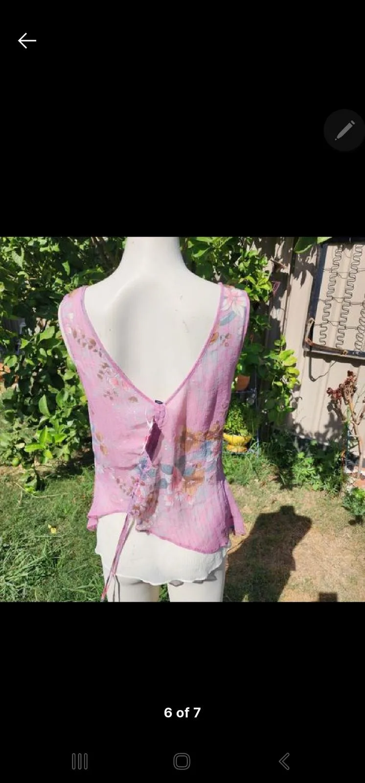 Sportsgirl y2k silk top — photo 6
