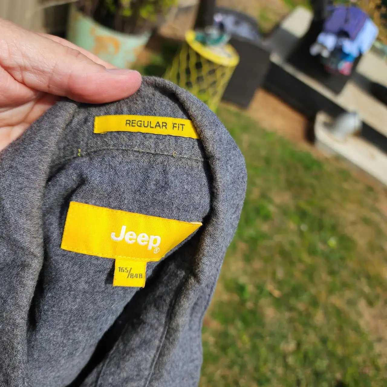 Jeep long sleeve grey shirt size small – photo 7