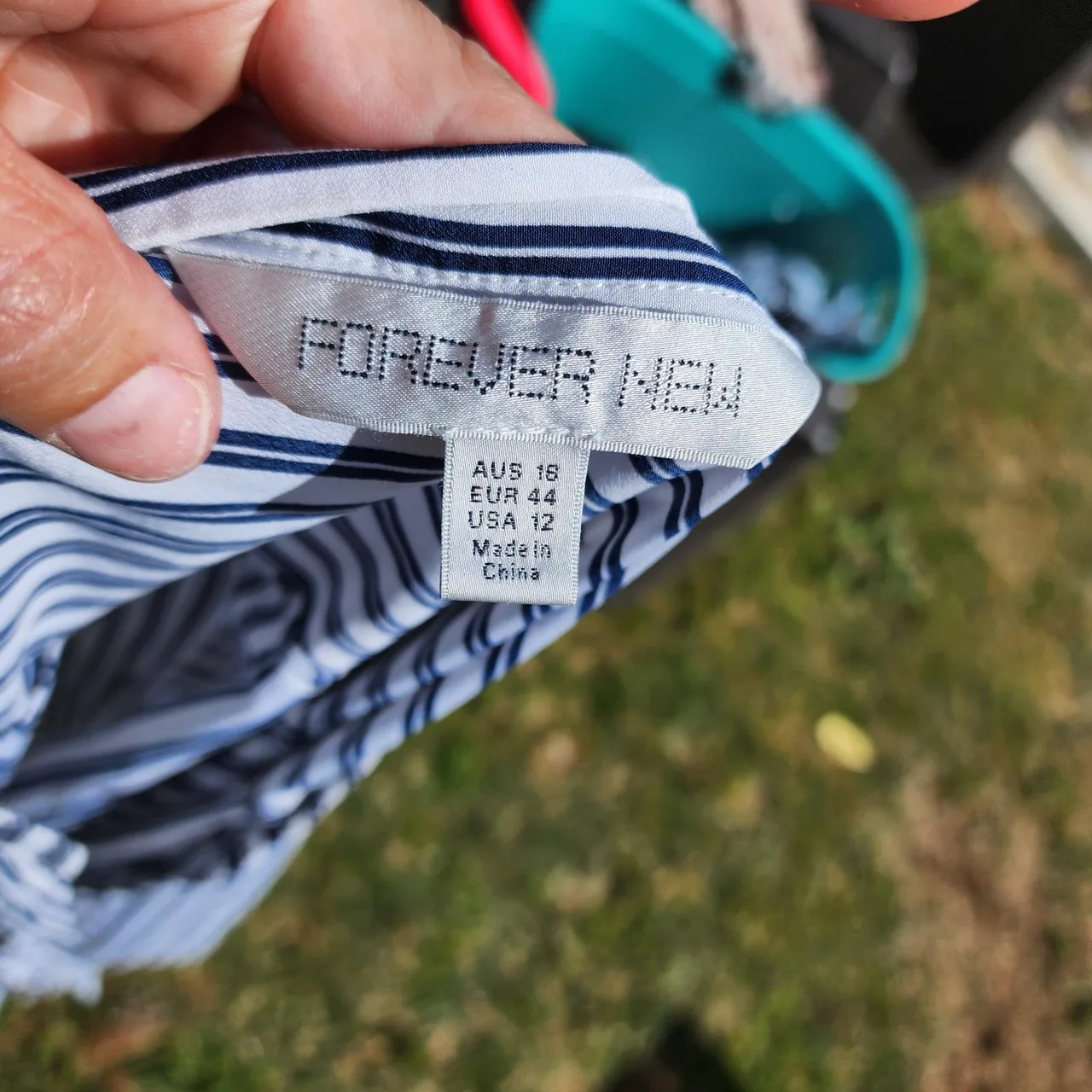 Forever New striped summer top size 16 – photo 7