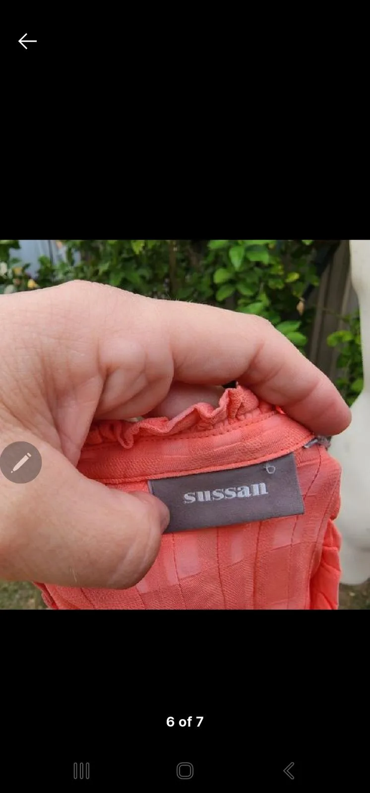Sussan coral frill top — photo 6