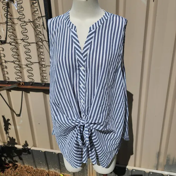 Forever New striped summer top size 16