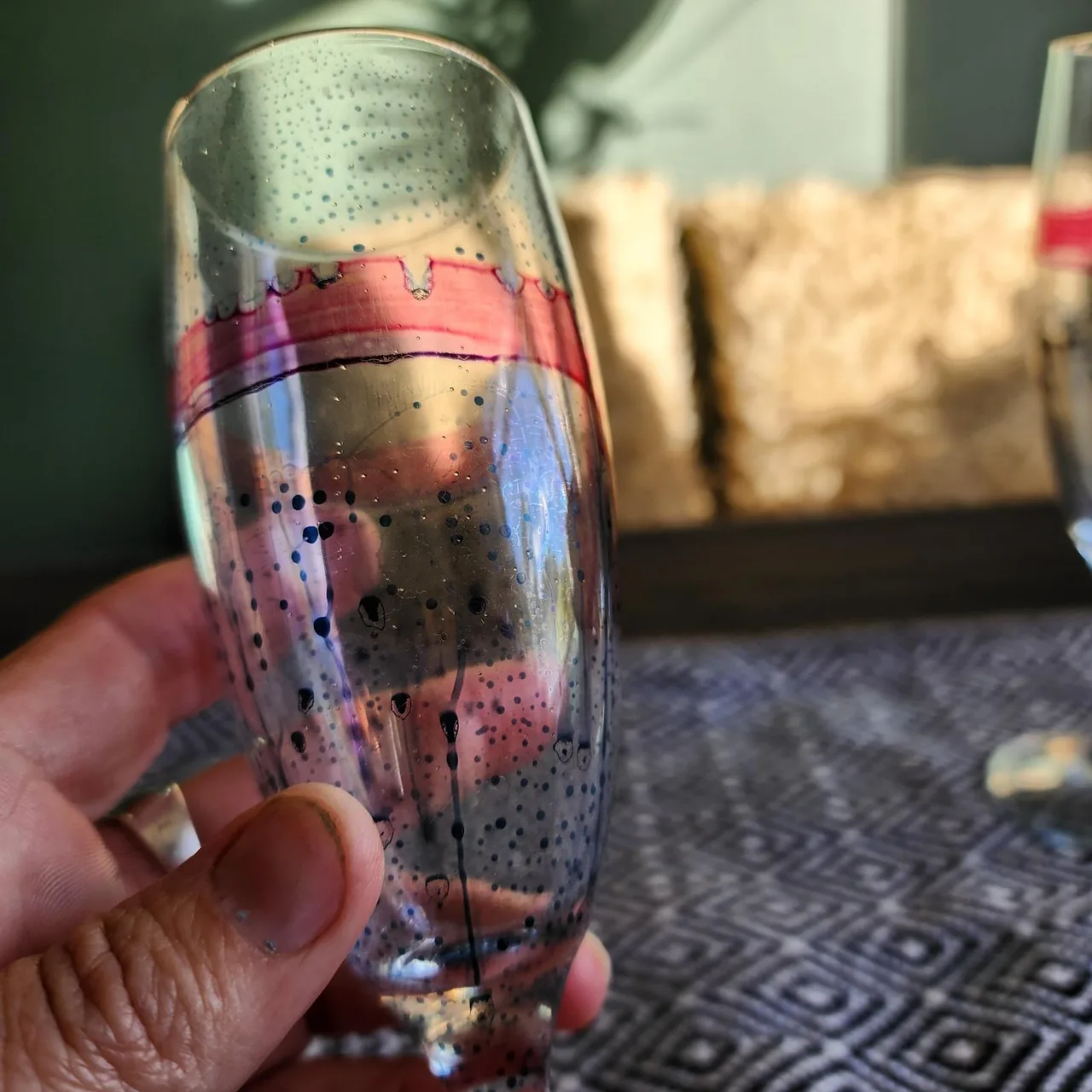 Simron hand painted / dyed glasses – photo 3