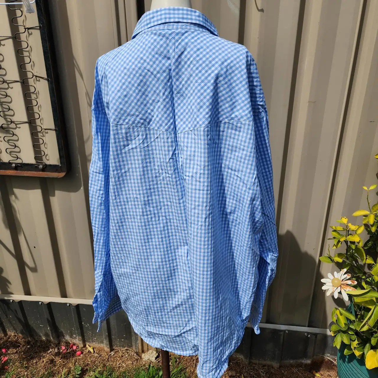 Wrangler blue white long sleeve shirt – photo 6