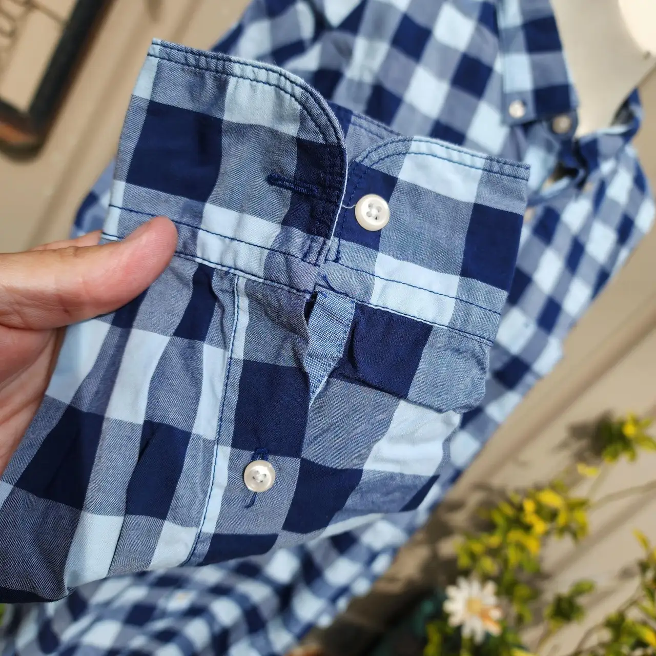 Country Road long sleeve check shirt size large – photo 3