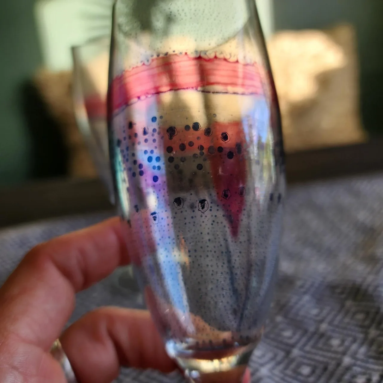 Simron hand painted / dyed glasses – photo 8