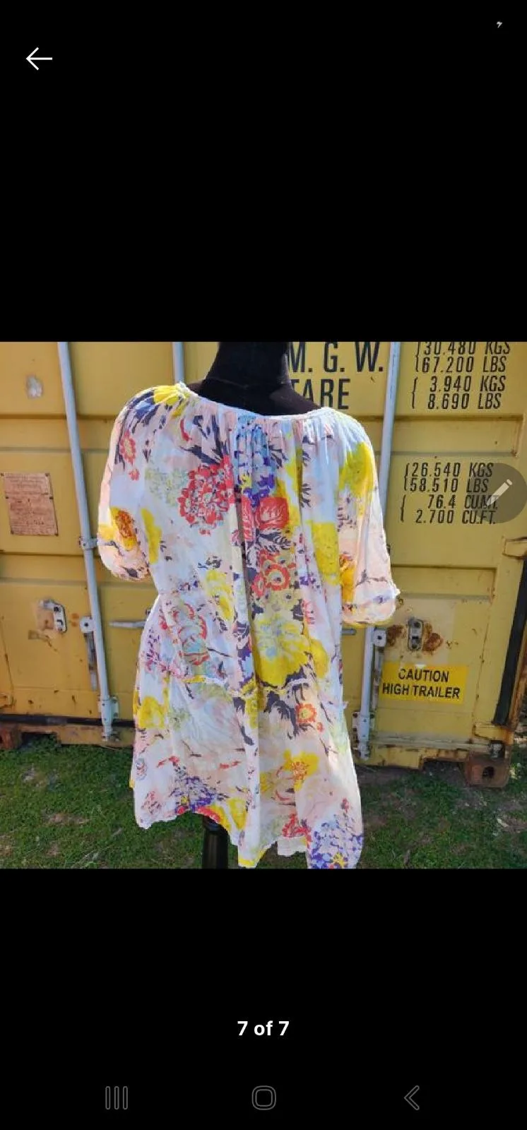 One season floral dress — photo 7