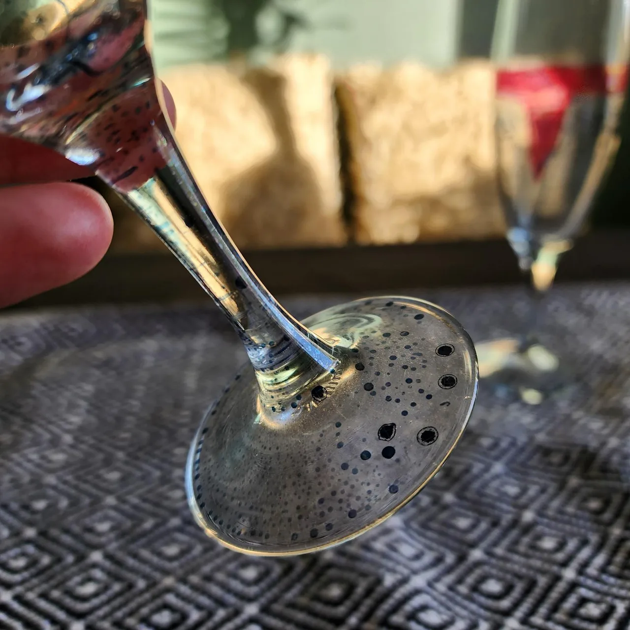 Simron hand painted / dyed glasses – photo 4