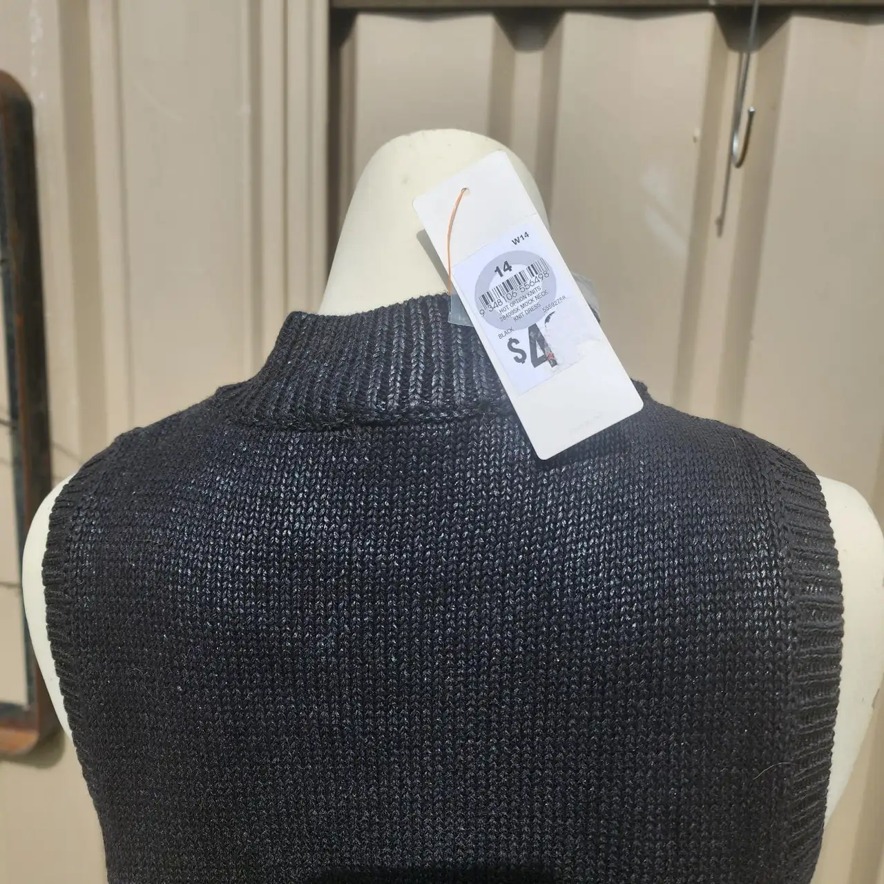 Hot options nwt mock neck knit dress size 14 – photo 6