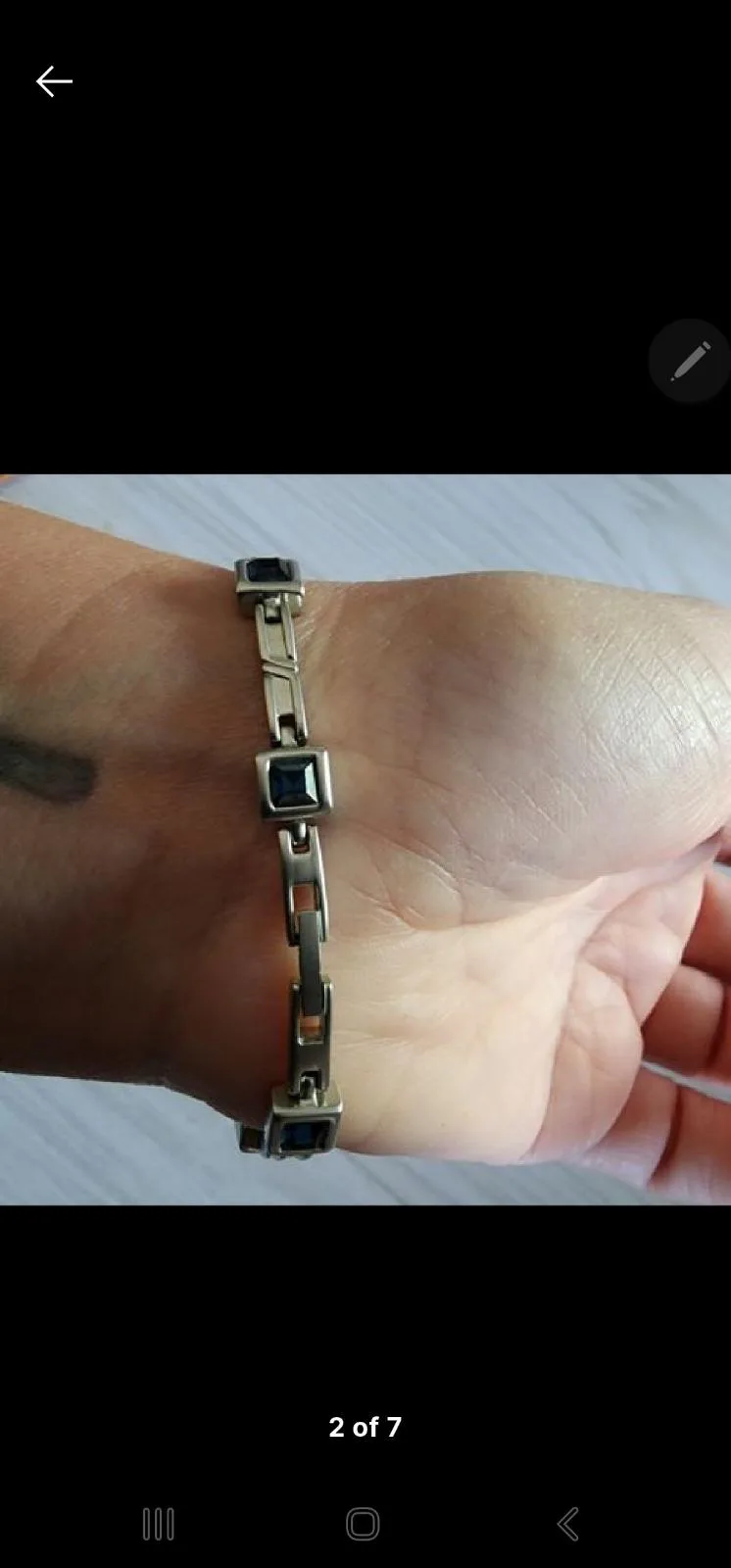 Boccia titanium bracelet — photo 4