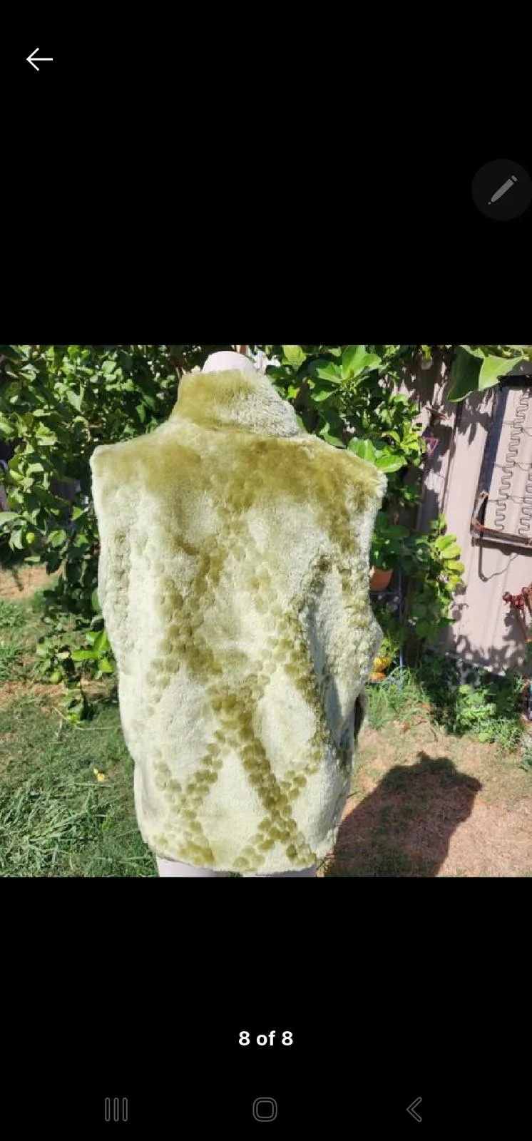 Sant design y2k faux fur vest — photo 8