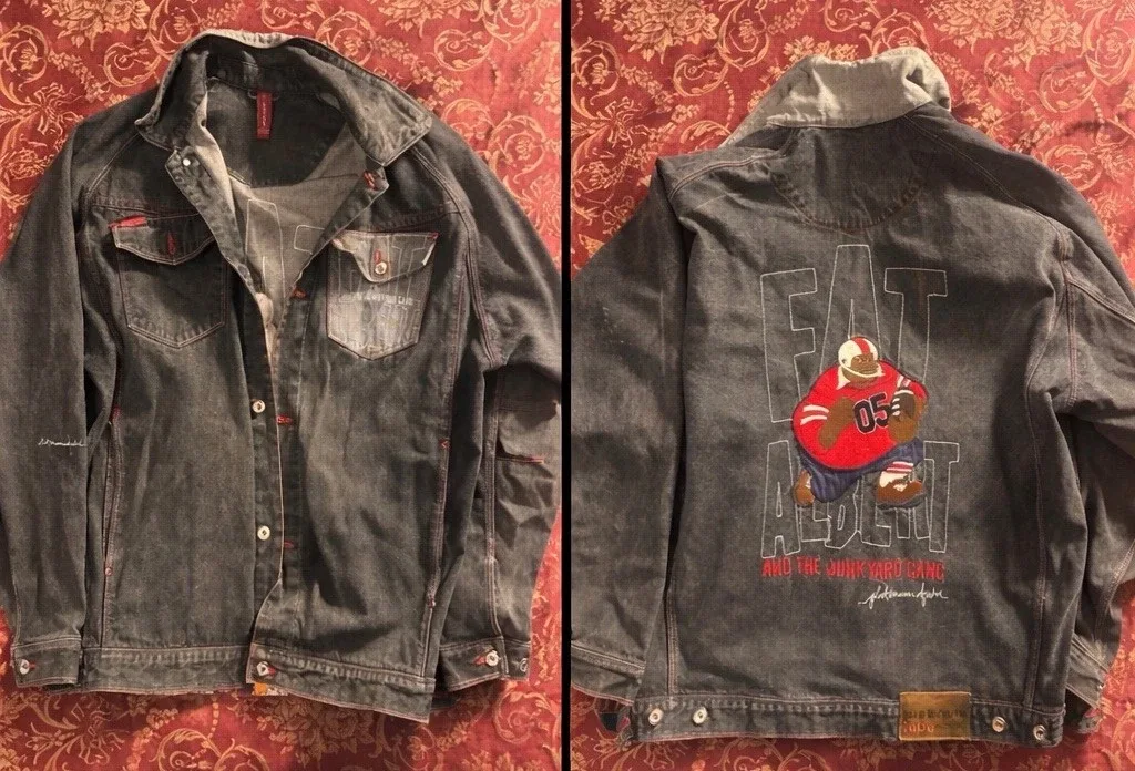 Vintage Platinum FUBU Fat Albert Denim Jacket – 2000s Hip Hop Streetwear – Size — photo 4