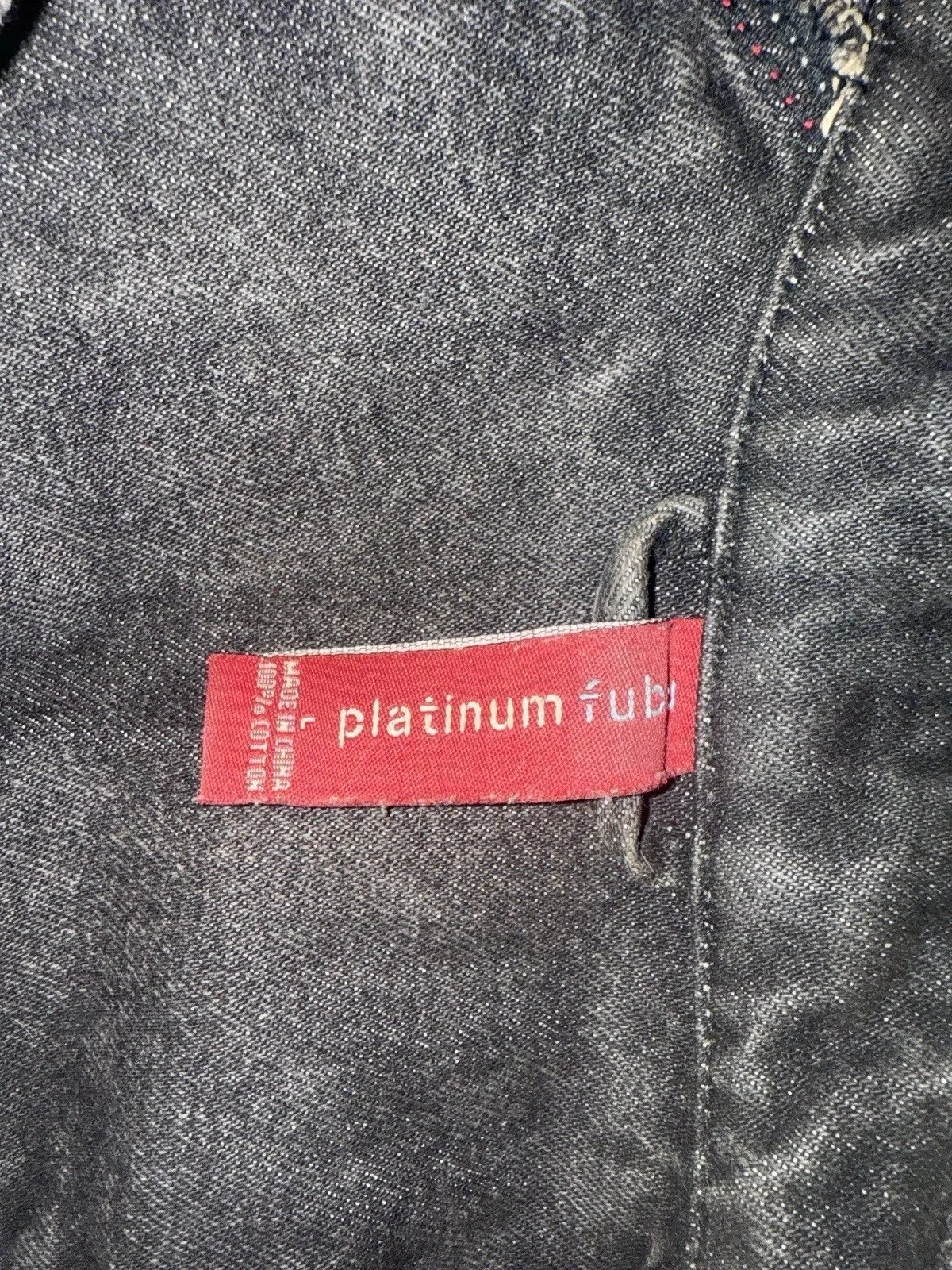 Vintage Platinum FUBU Fat Albert Denim Jacket – 2000s Hip Hop Streetwear – Size — photo 2