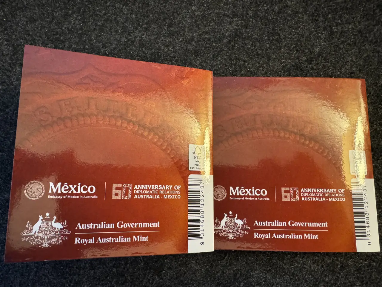 2026 $1 Origins of Australian Coin "Holey Dollar" Uncirculated Coin on Card RAM – photo 3
