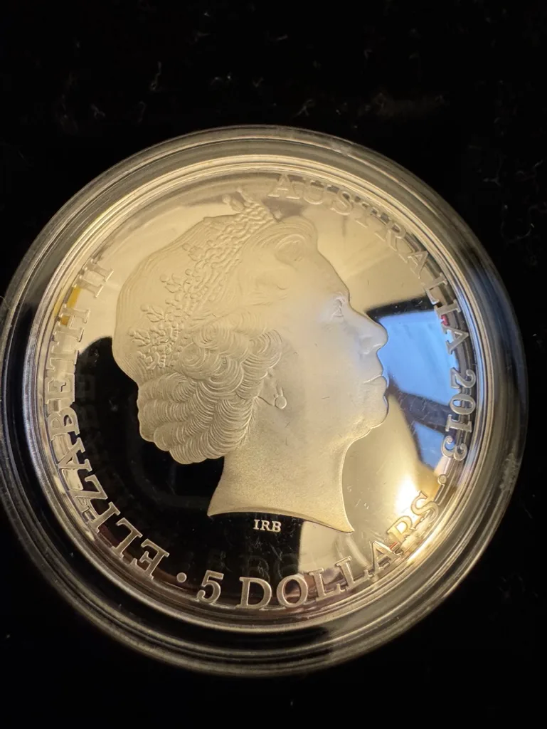 2012–2014 $5 Southern Sky (Crux, Pavo, Orion) Coloured Domed Silver Proof Set – photo 6
