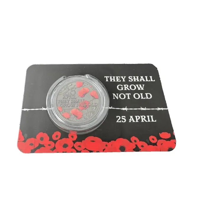 2026 50c 'They Shall Grow Not Old' ANZAC Remembrance - Ltd Edn Coin (8 avail) – photo 3