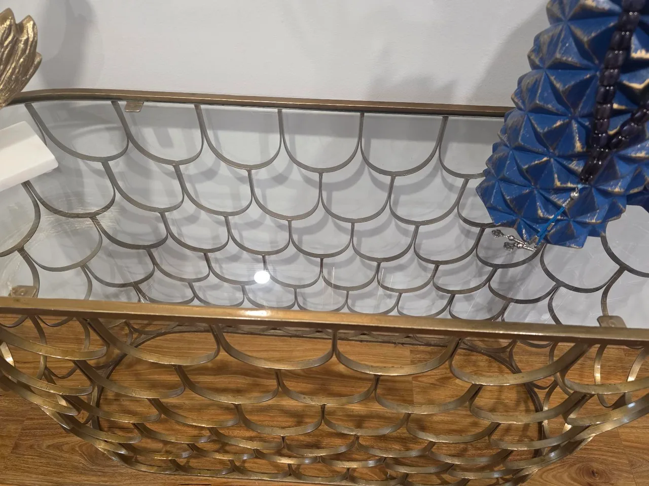 Metal gold console — photo 3