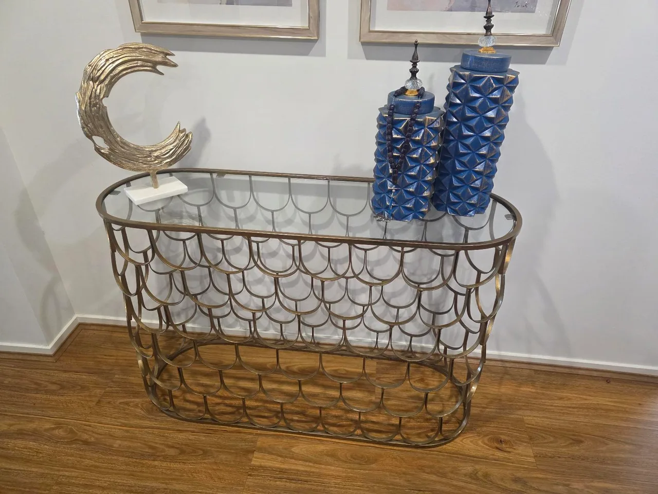 Metal gold console — photo 2