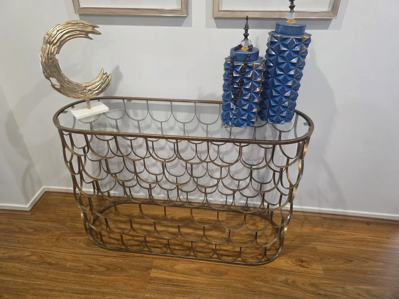 Metal gold console — photo 4