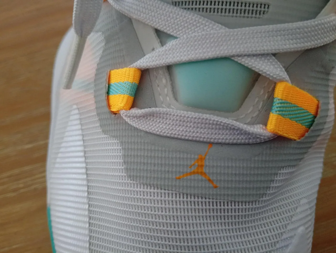 Jordan Zion 1 White Dynamic Turquoise - Size US12 UK 11 — photo 4