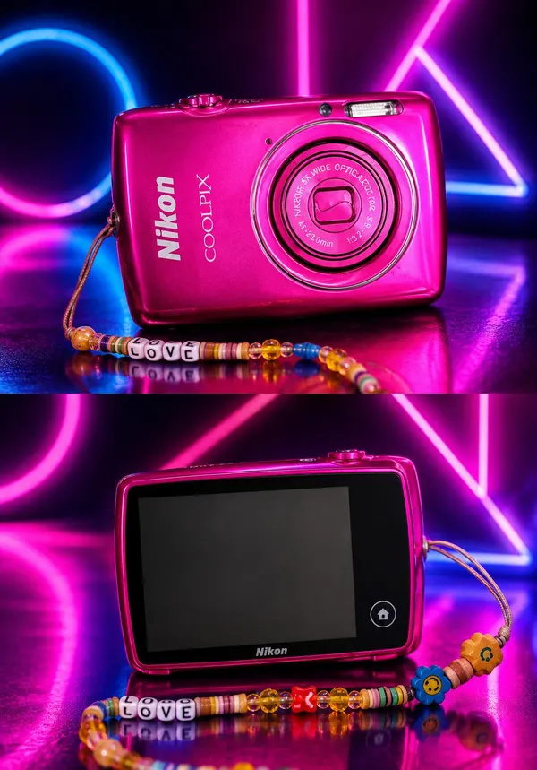 Nikon Coolpix S01 10.1MP Compact Digital Camera Pink Made In Japan