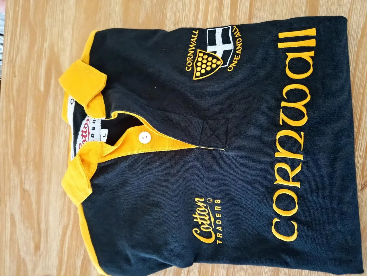 Cotton Cornwall One And All 2000s Vintage Rugby Shirt Sixe L — photo 2