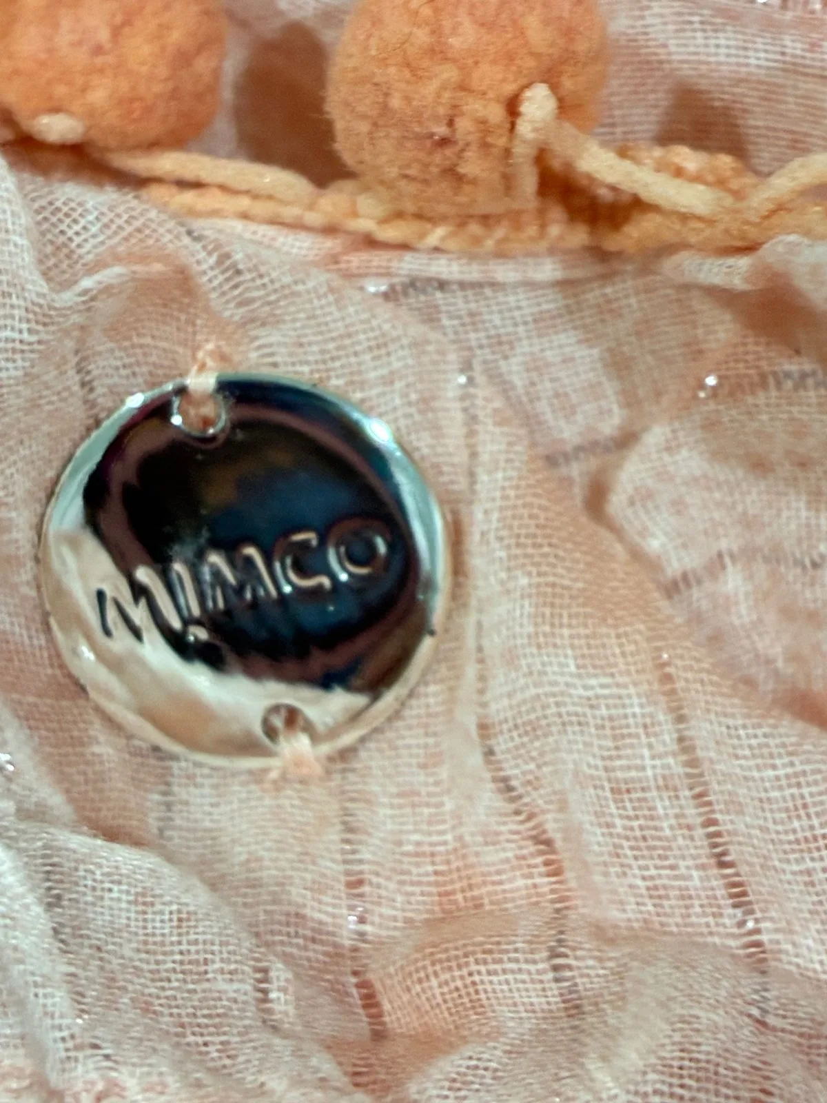 Mimco cotton Wrap or Sarong in cream and apricot butterflies. — photo 6
