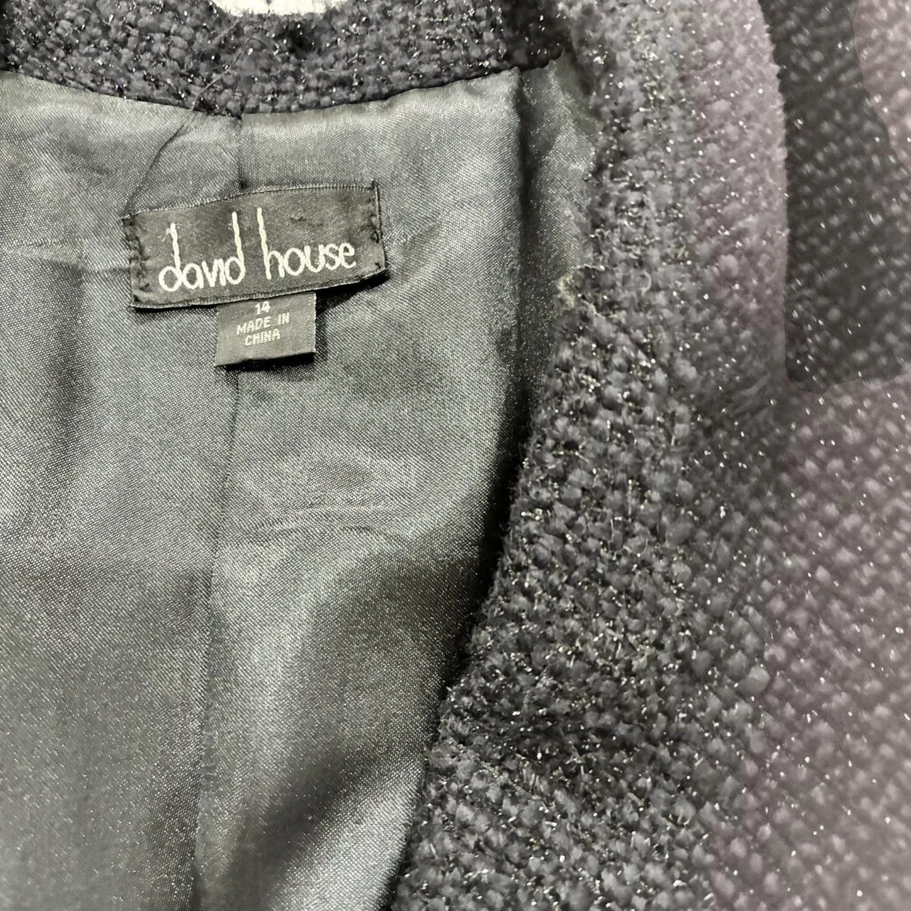 Daniel Hechter, women's black single-breasted dress coat — photo 5