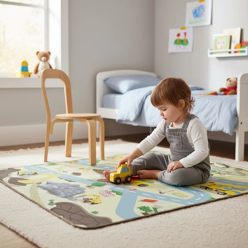 Scandinavian Bentwood Table & Chairs and Activity Mat — photo 4